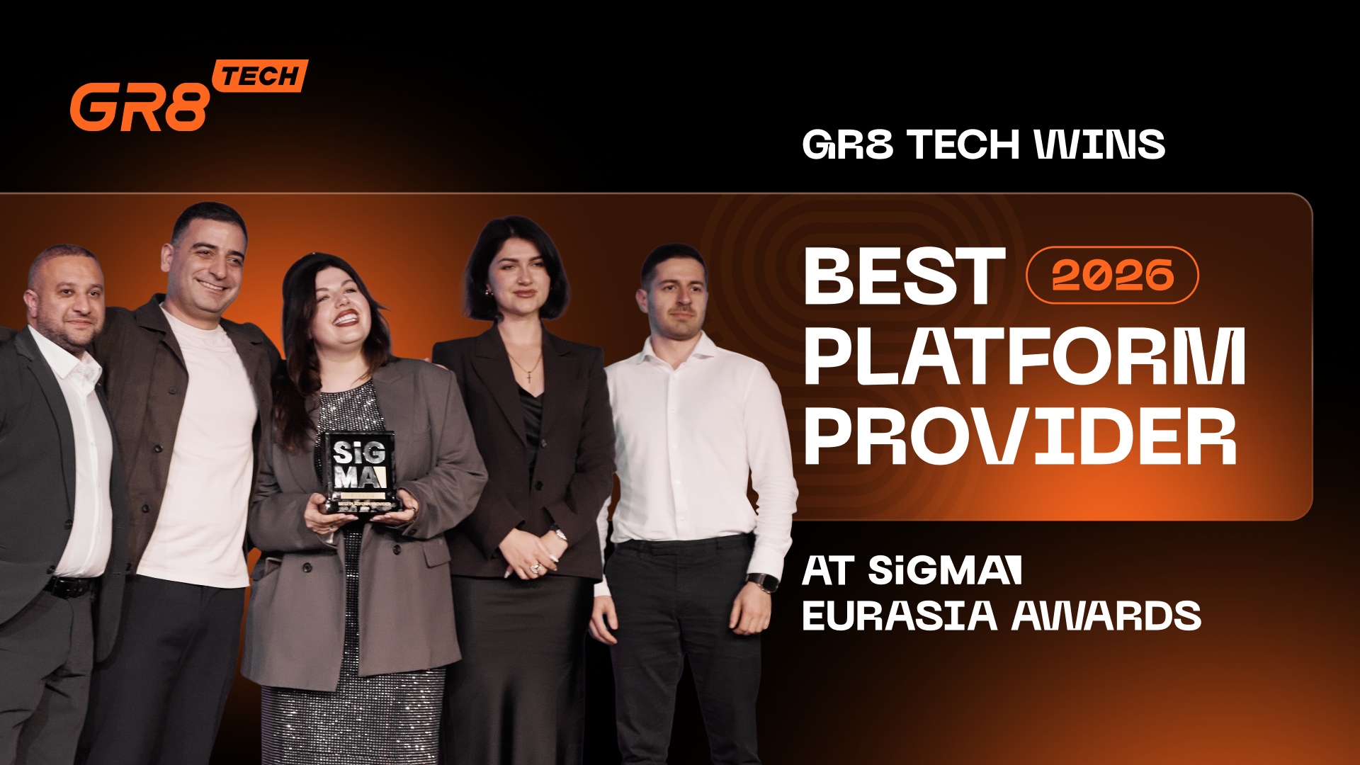 GR8 Tech Wins Best Platform Provider 2026 at SiGMA Eurasia Awards