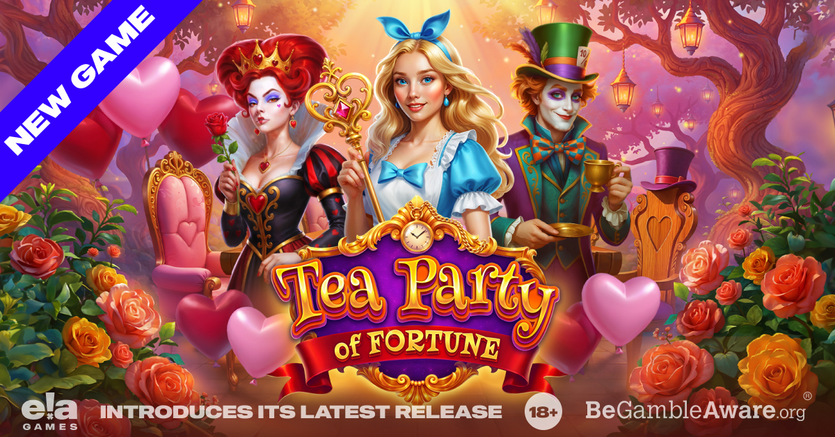 ELA Games Serves up Magic and Multipliers in New Release “Tea Party of Fortune”
