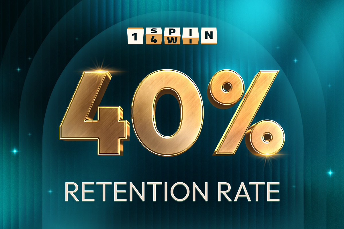 1spin4win Reports a Steady 40% Month-to-month Retention Rate Across its Slot Portfolio