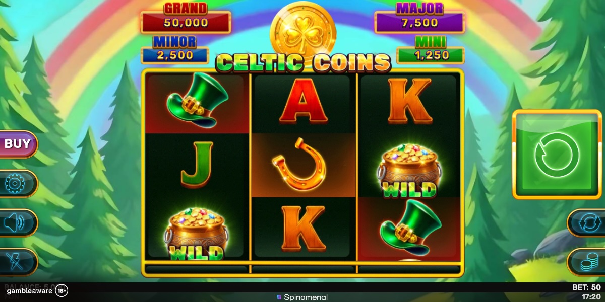 Spinomenal Expands Hold & Hit 3x3 Series with Celtic Coins