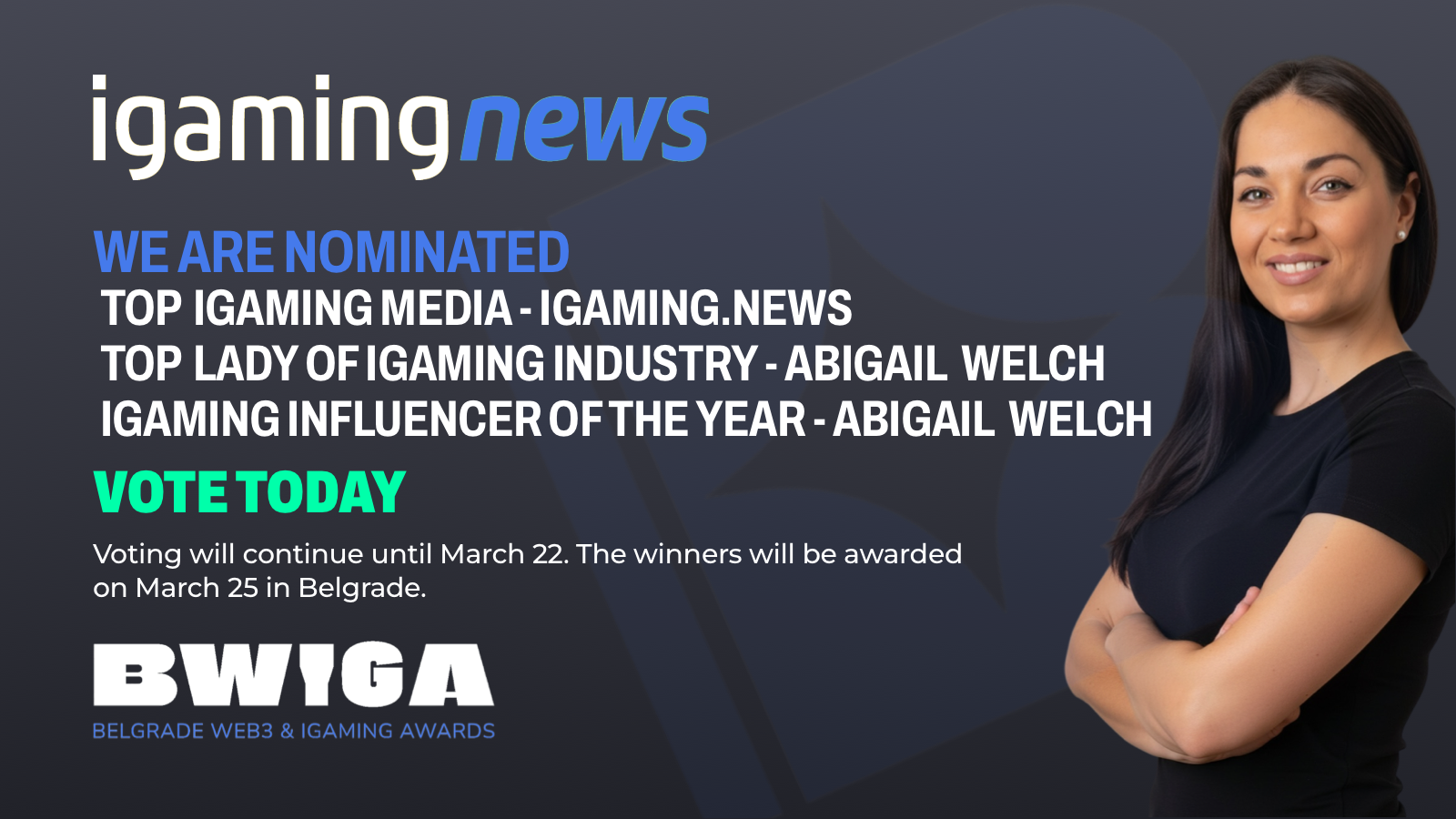 iGaming News Celebrates Triple Nomination at BWiGA Web3 & iGaming Awards