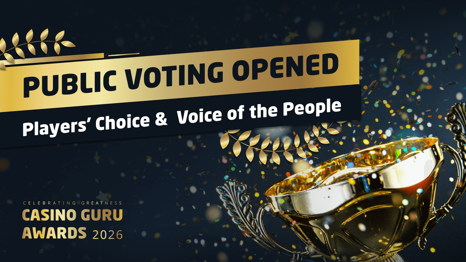Casino Guru Opens Public Voting for Players’ Choice and Voice of the People Categories in 2026 Awards