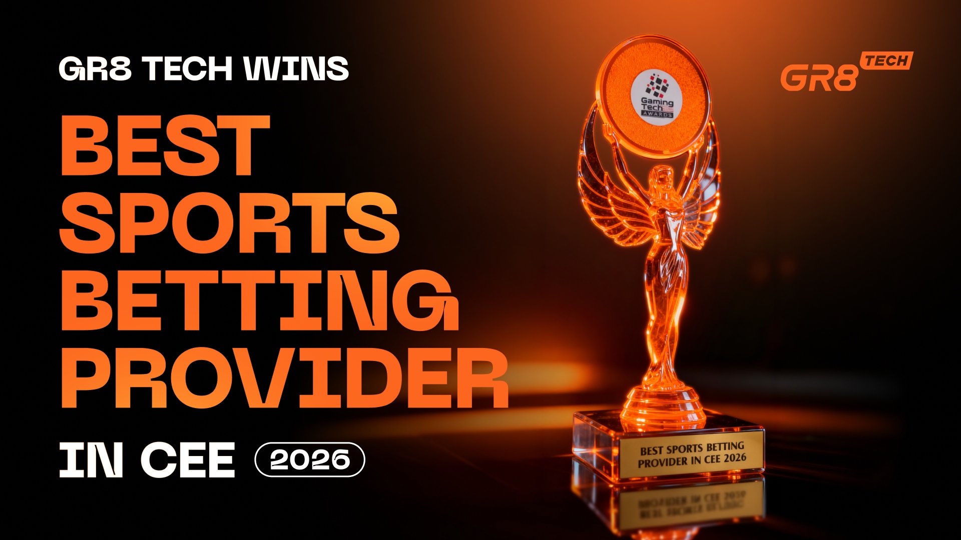 GR8 Tech Wins Best Sports Betting Provider in CEE 2026