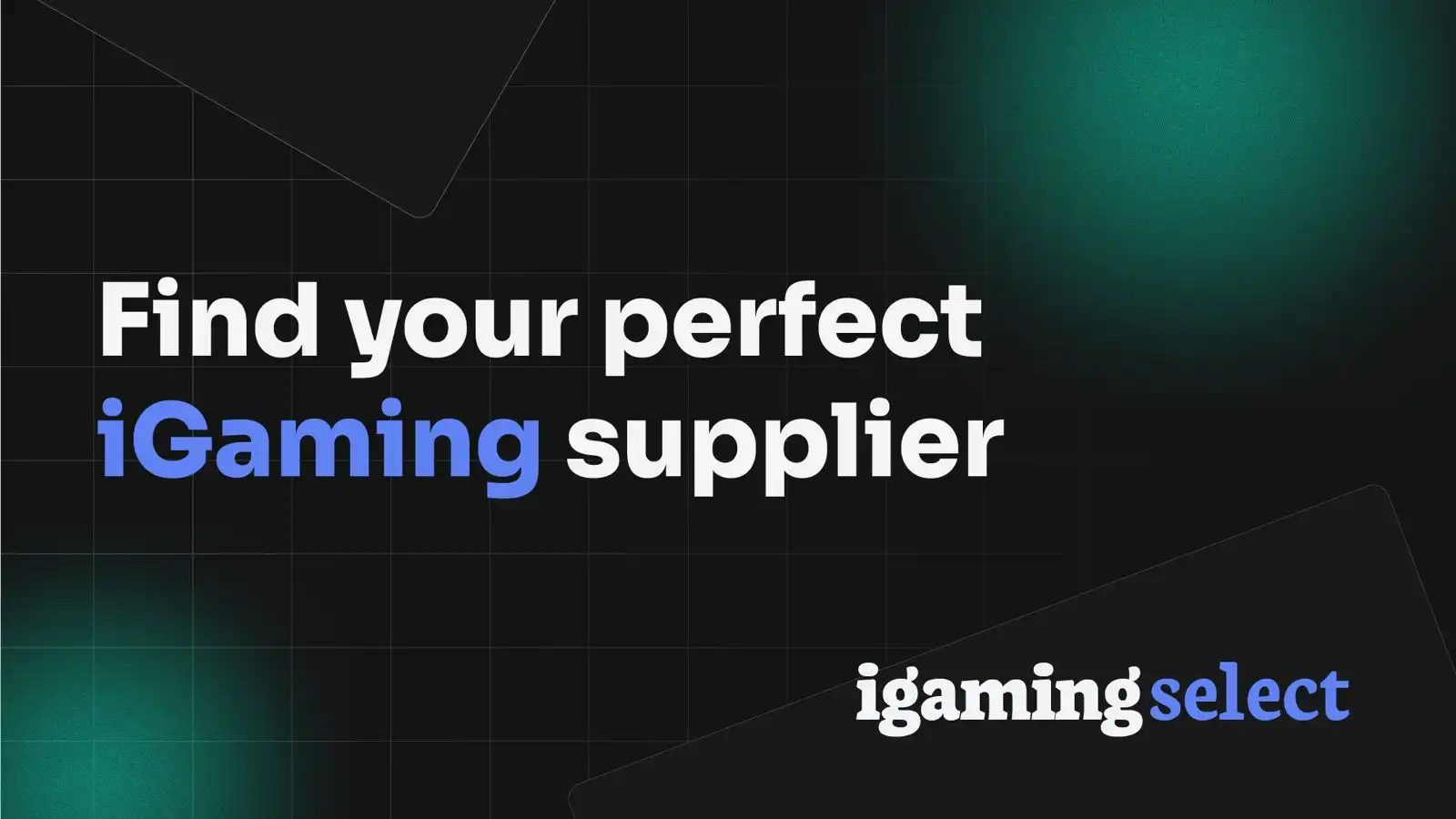 iGaming Select Launches To Highlight Technology And Product Innovation