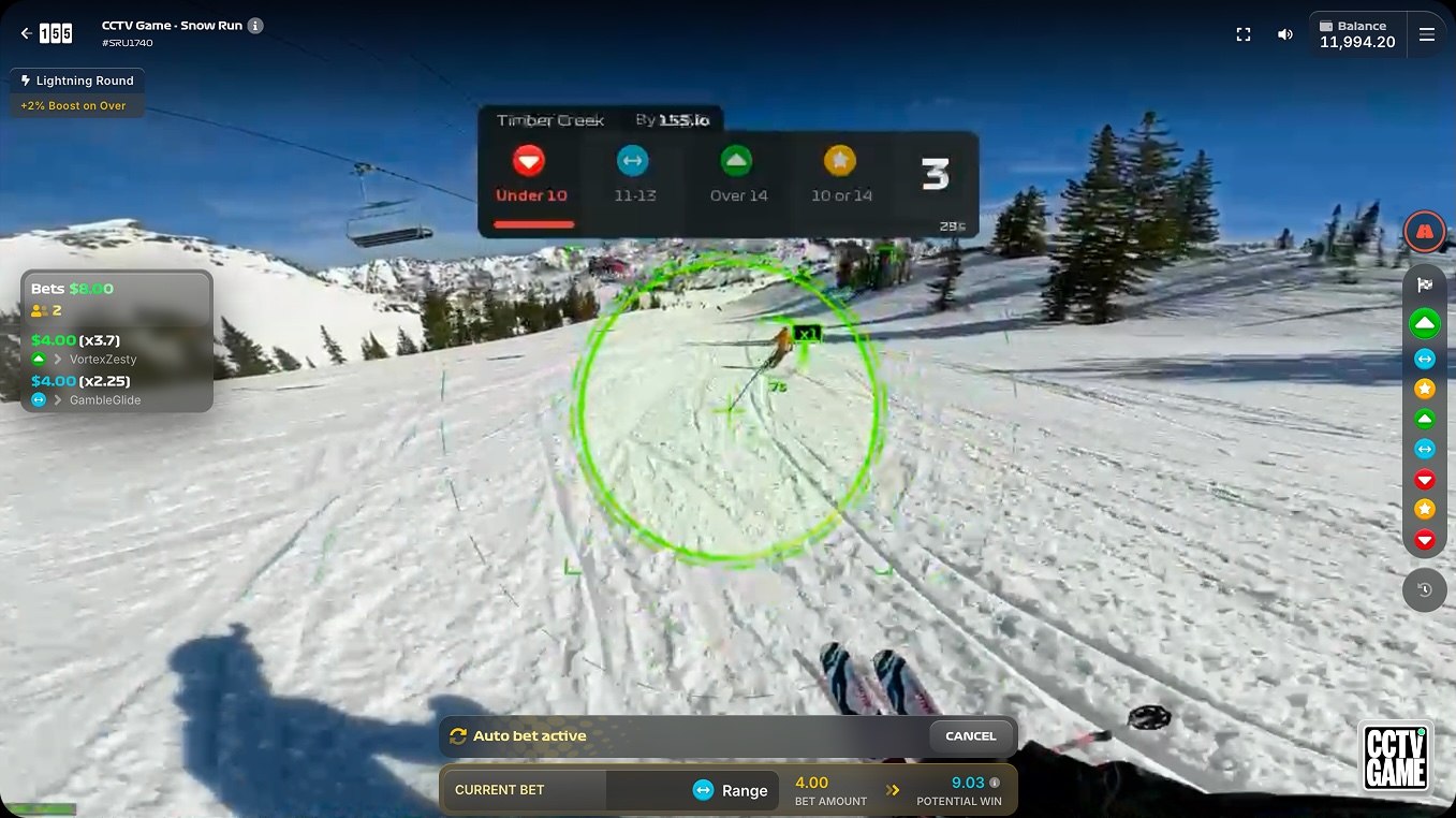 155.io Launches Snow Run, Bringing Real-world Winter Sports Action to its CCTV Game™ Portfolio