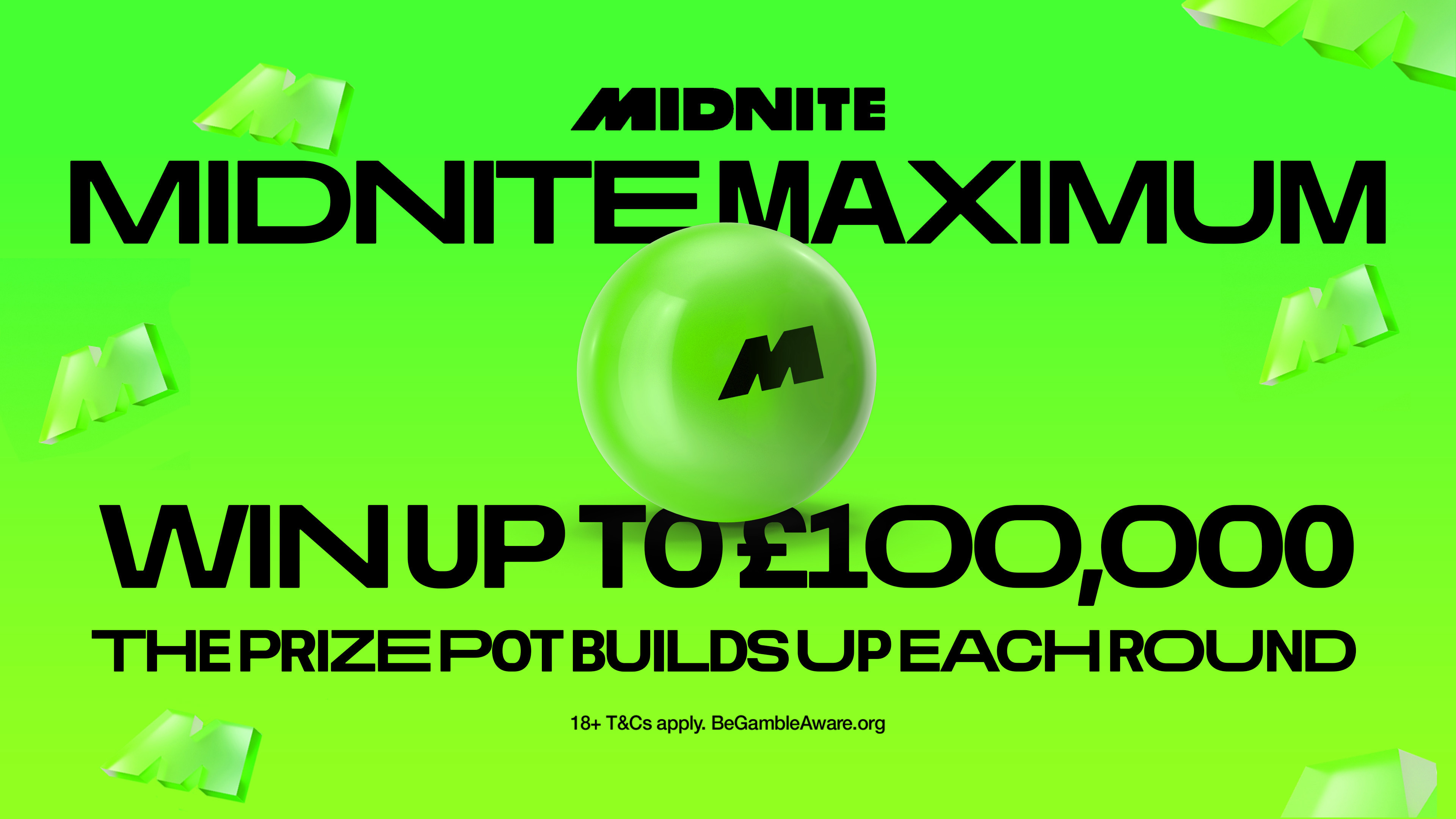 Midnite Raises Midnite Maximum Prize to £100,000 for 2026 World Snooker Championship Return