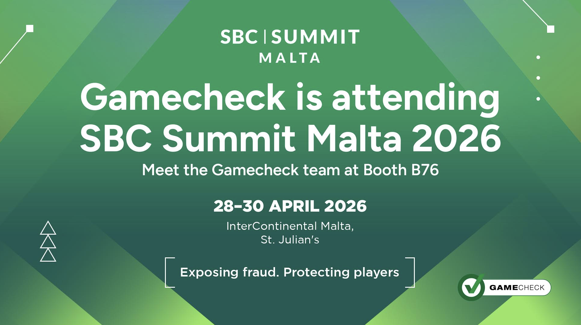 Gamecheck is Attending SBC Summit Malta 2026