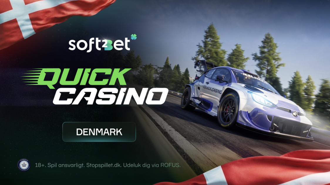 Soft2Bet Brings QuickCasino.dk to Denmark with a Rally-Inspired Brand Identity