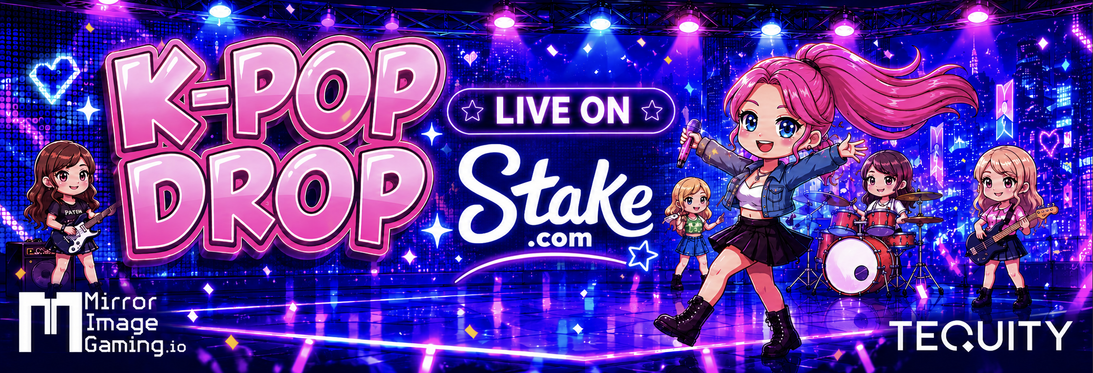 Tequity Publishing Launches Mirror Image Gaming’s K-Pop Drop Exclusively with Stake