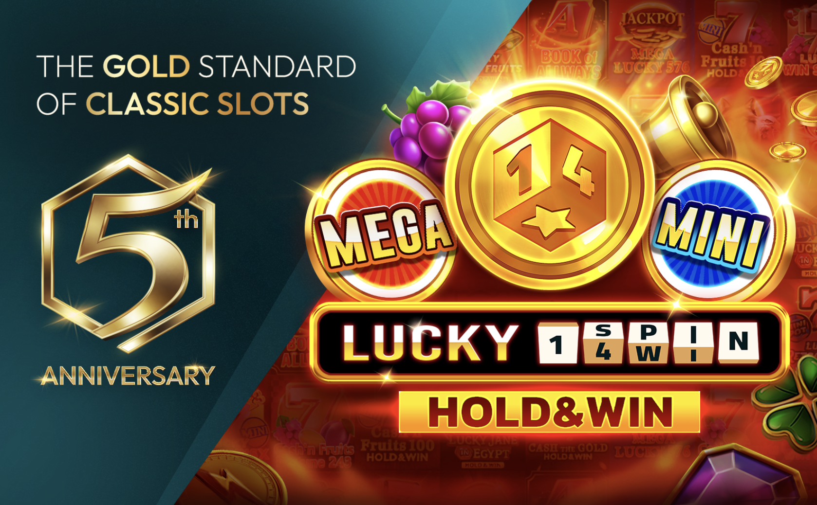 1spin4win Presents Lucky 1spin4win Hold and Win to Mark its 5th Anniversary