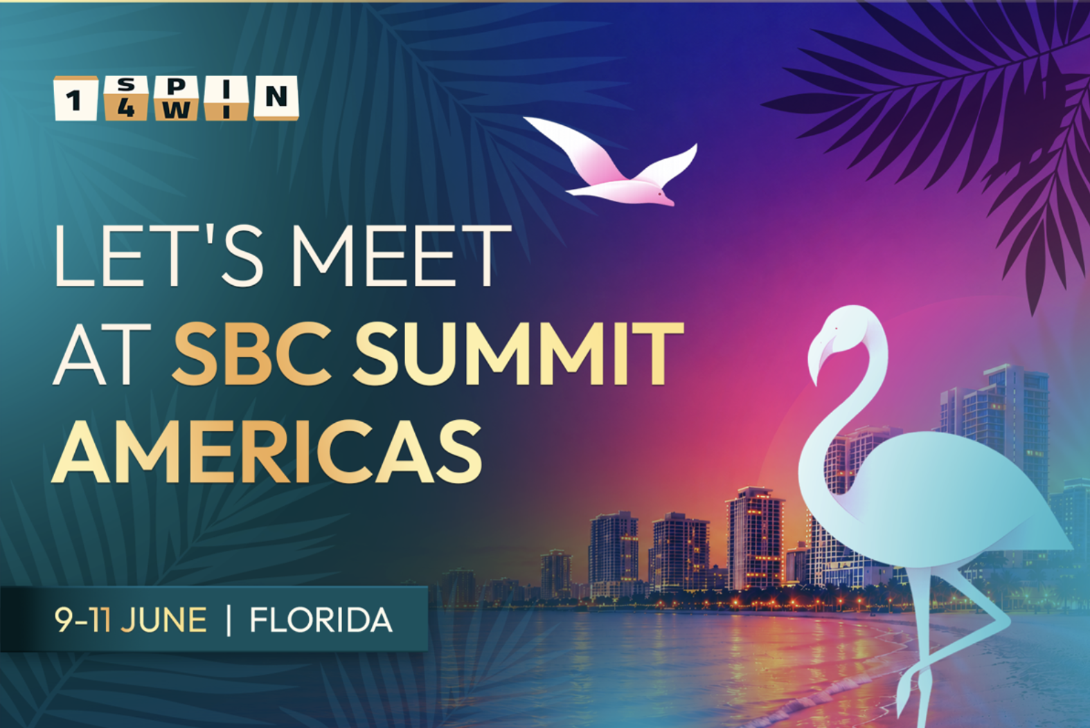 1spin4win Announces Attendance in SBC Summit Americas 2026