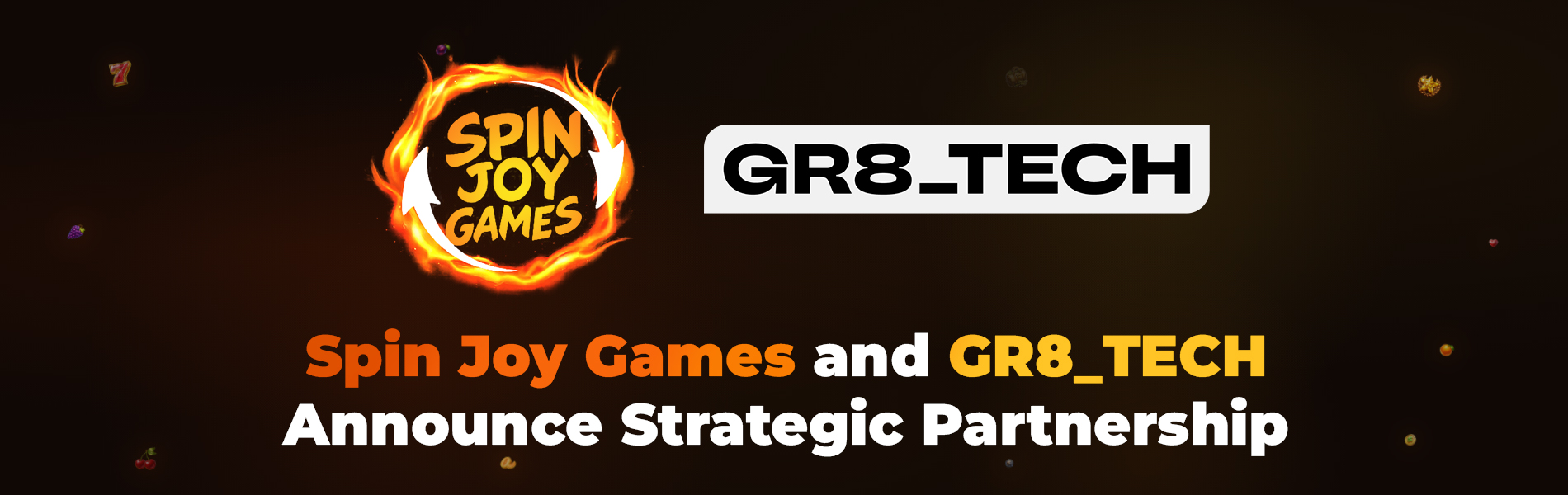GR8_TECH and Spin Joy Games Announce Strategic Partnership