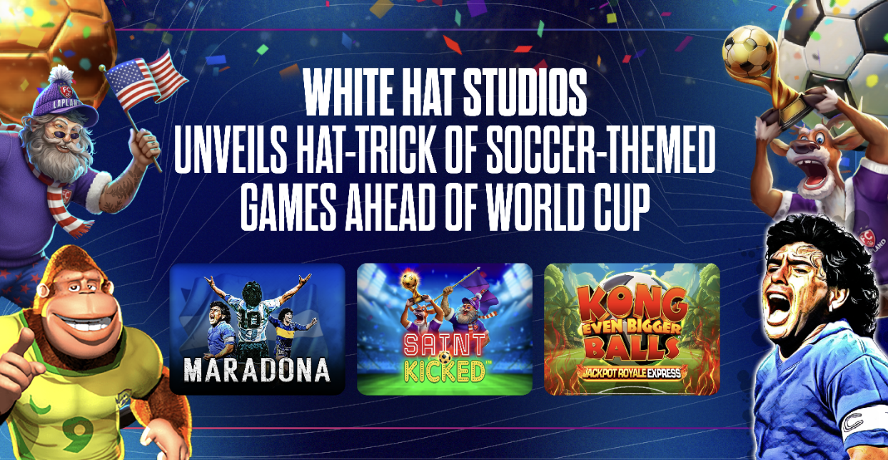 White Hat Studios Unveils Hat-trick of Soccer-themed Games Ahead of World Cup