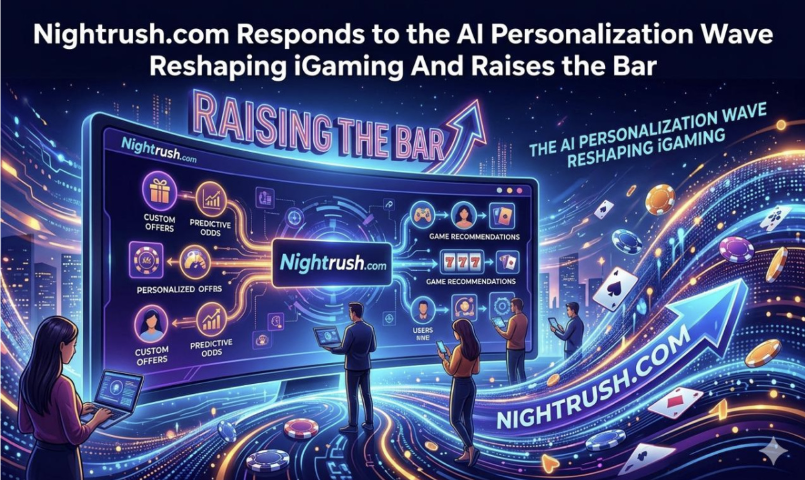 Nightrush.com Responds to the AI Personalization Wave Reshaping iGaming And Raises the Bar