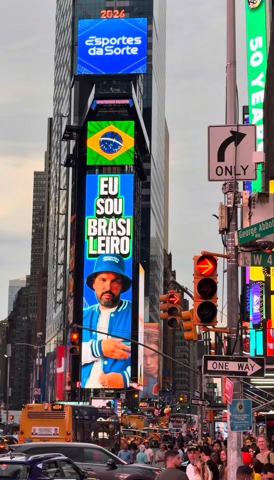 Esportes da Sorte Brings the Voice of Brazilian Fans to Times Square