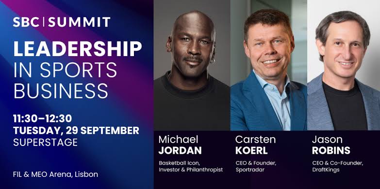 Michael Jordan, Carsten Koerl and Jason Robins to Headline SBC Summit 2026 Keynote