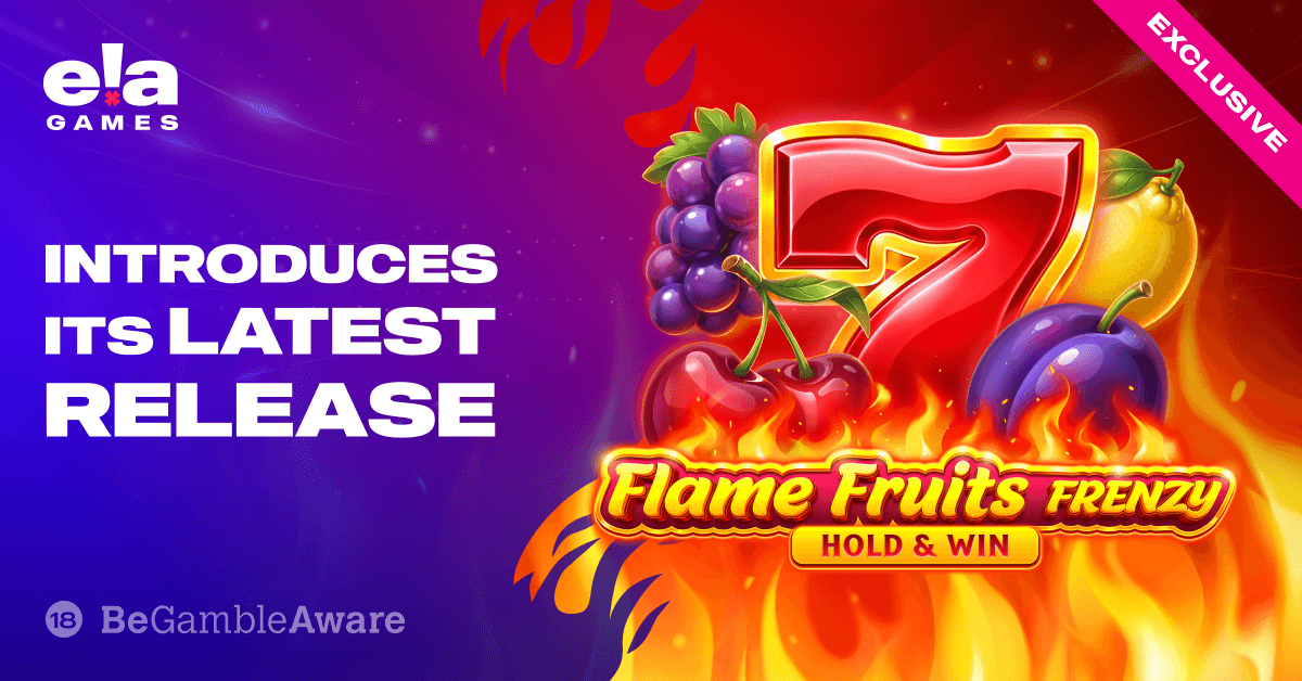 ELA Games Turns Up the Summer Heat with “Flames Fruits Frenzy Hold and Win”