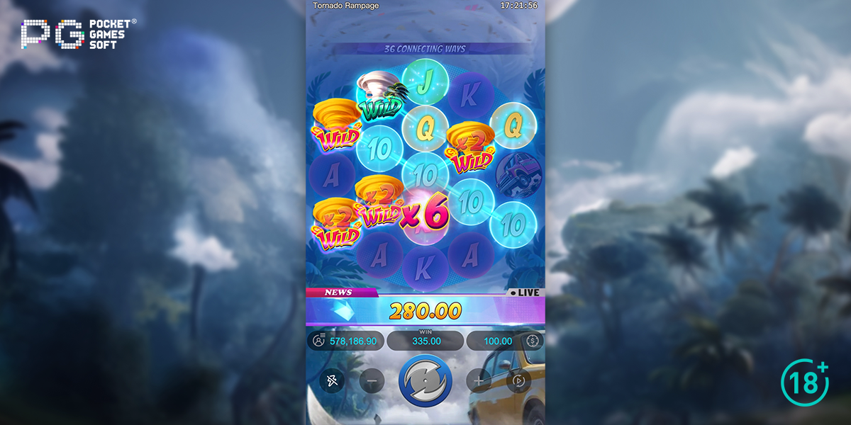 PG Soft Whips up a Storm with Tornado Rampage Slot