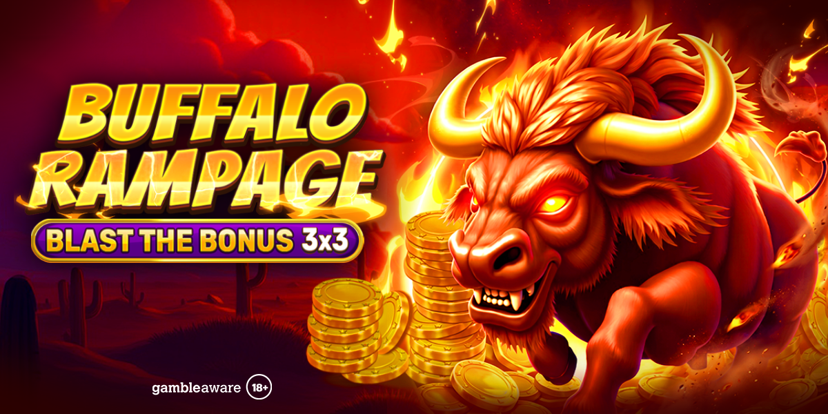 Spinomenal Powers up Buffalo Rampage – Blast The Bonus 3x3