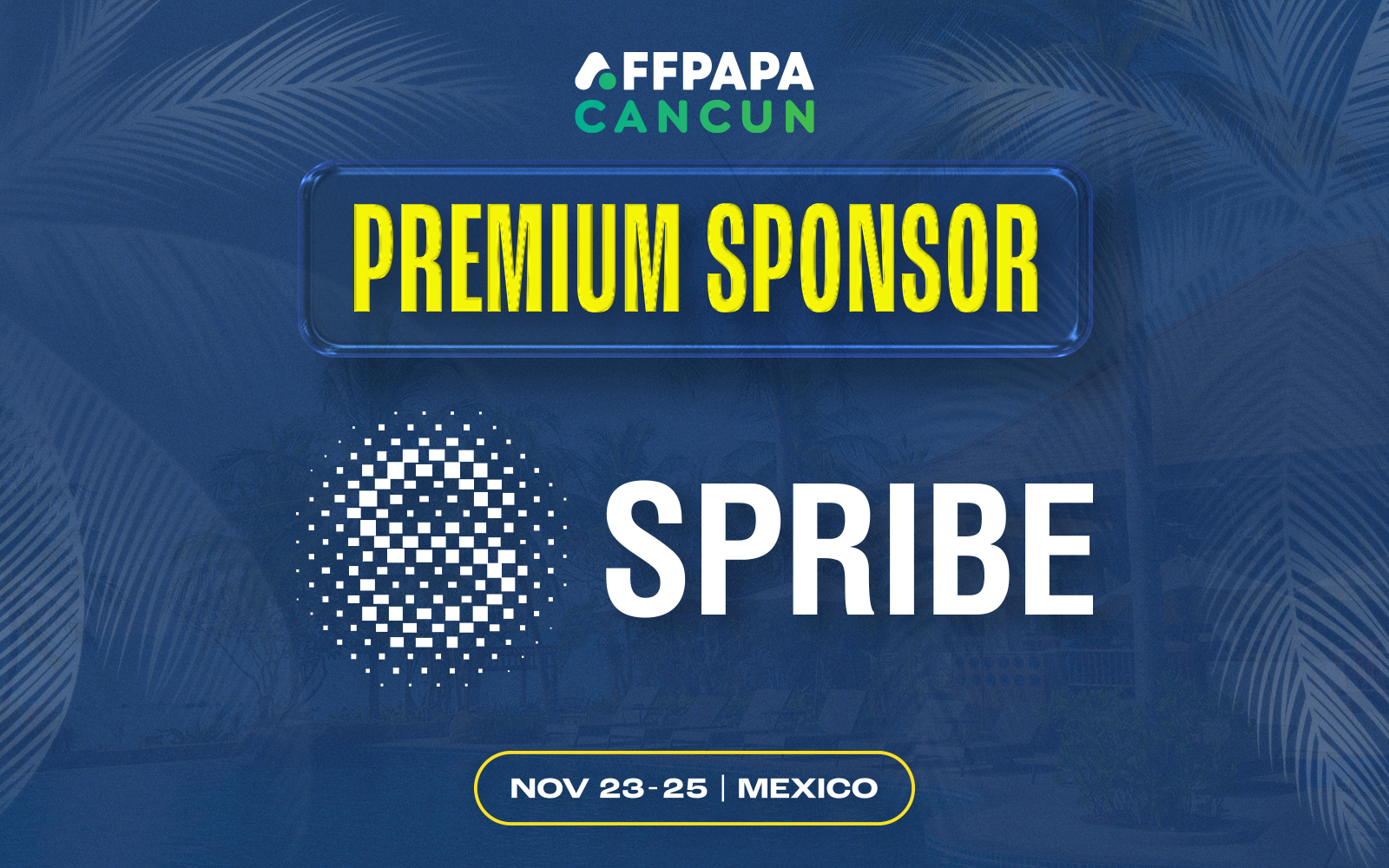 SPRIBE é Confirmada como Patrocinadora Premium da AffPapa Conference Cancun 2026