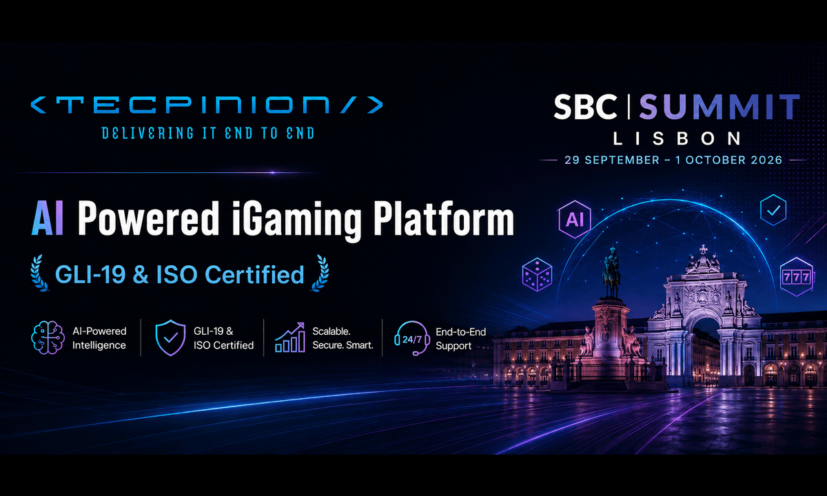 Tecpinion to Attend SBC Summit 2026 in Lisbon