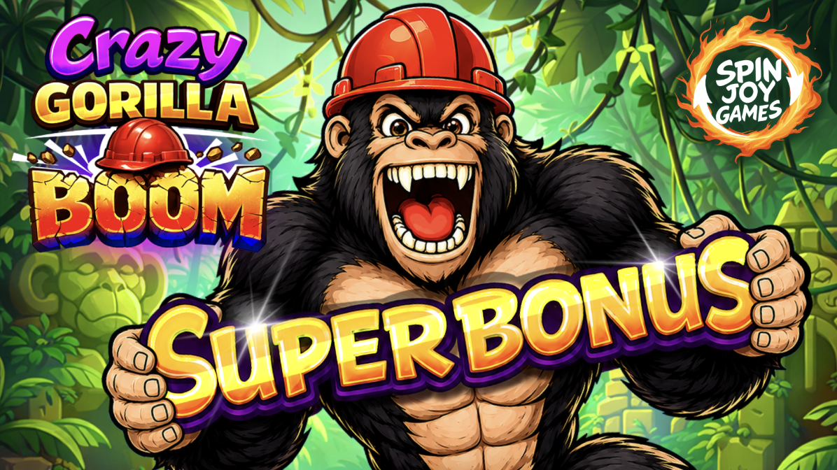 Spin Joy Games Brings a Crazy Monkey Back to Life with Crazy Gorilla Boom