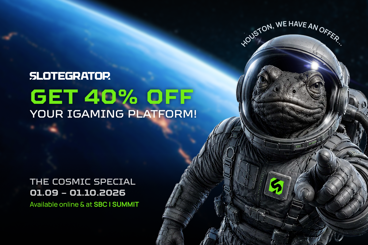 Slotegrator Offers 40% Off Platform with Cosmic Special Deal