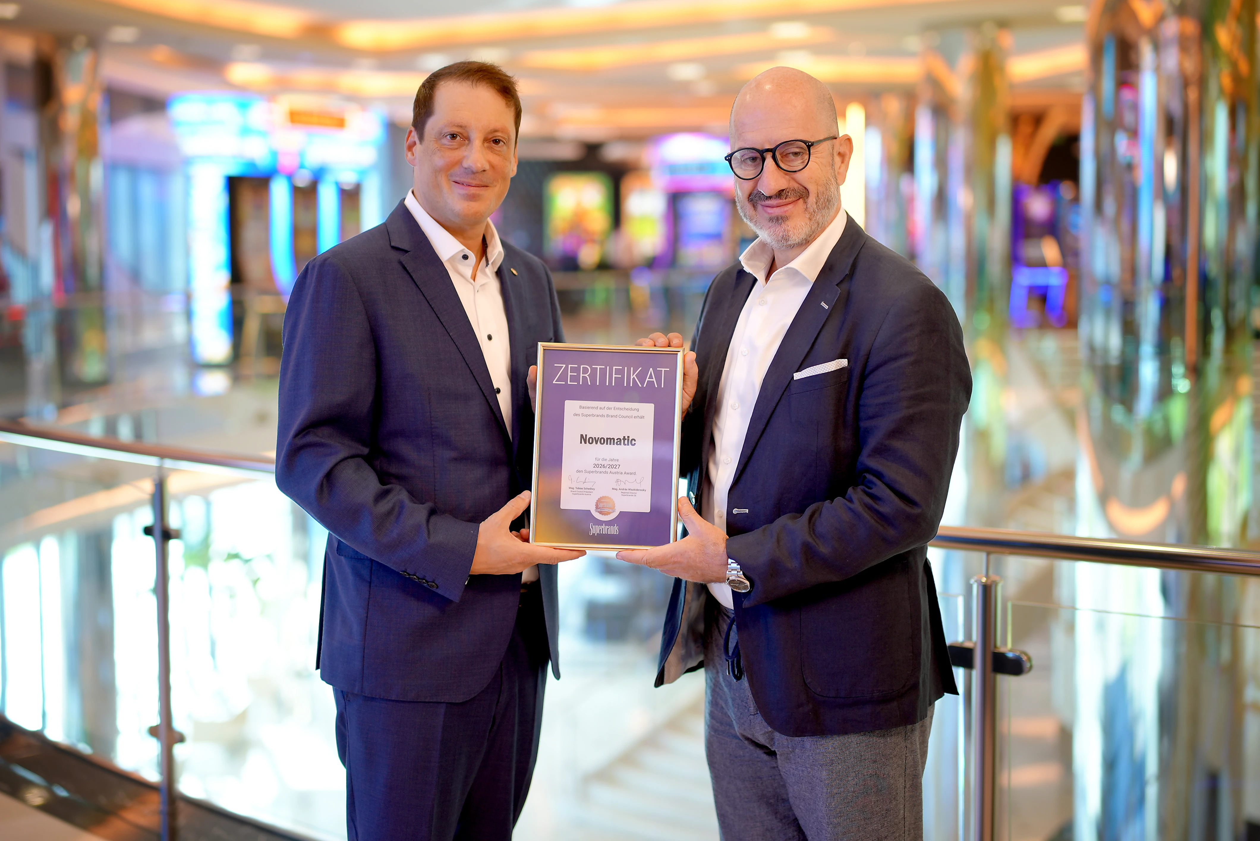 Novomatic Retains Superbrand Austria Title