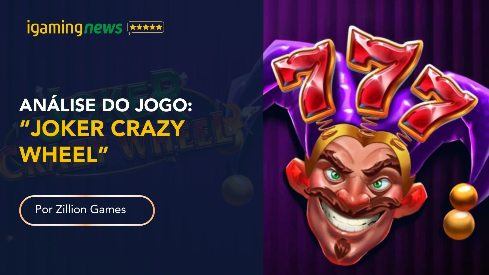 Review de Joker Crazy Wheel: Diversão Clássica de Caça-Níquel Encontra uma Roda da Fortuna Imprevisível