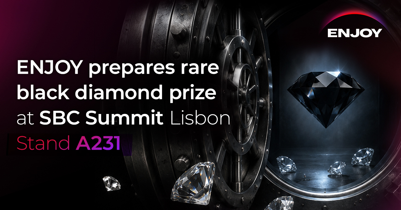 ENJOY Prepares Rare Black Diamond Prize For SBC Summit Lisbon