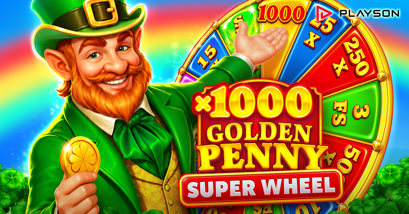 Playson Reveals Rewarding Twist to Latest Irish Adventure in Golden Penny x1000: Super Wheel