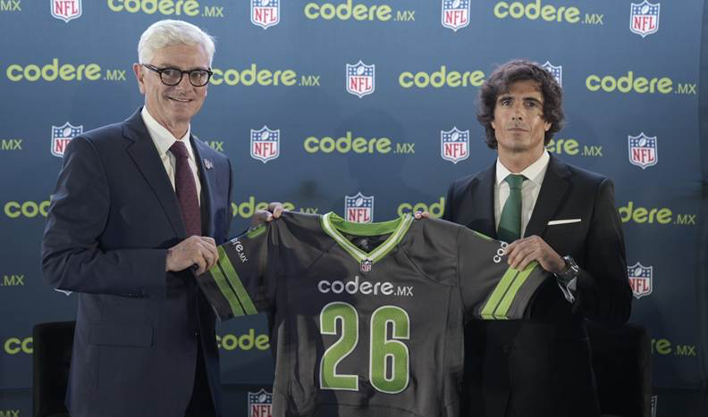 Codere Online Becomes Official Betting Partner of the NFL in Mexico