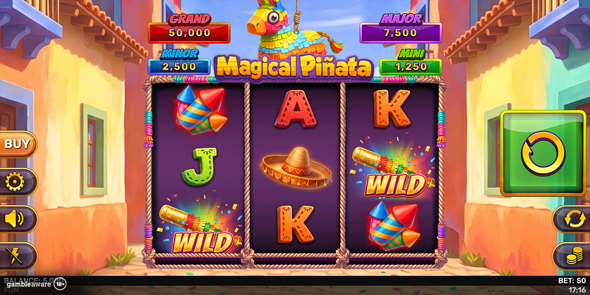 Spinomenal Cracks Open the Fiesta with Magical Piñata - Hold & Hit 3x3