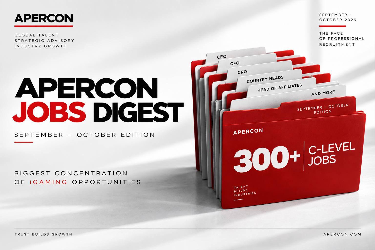 APERCON Calls for a Global CEO to Lead Tier-1 iGaming Expansion