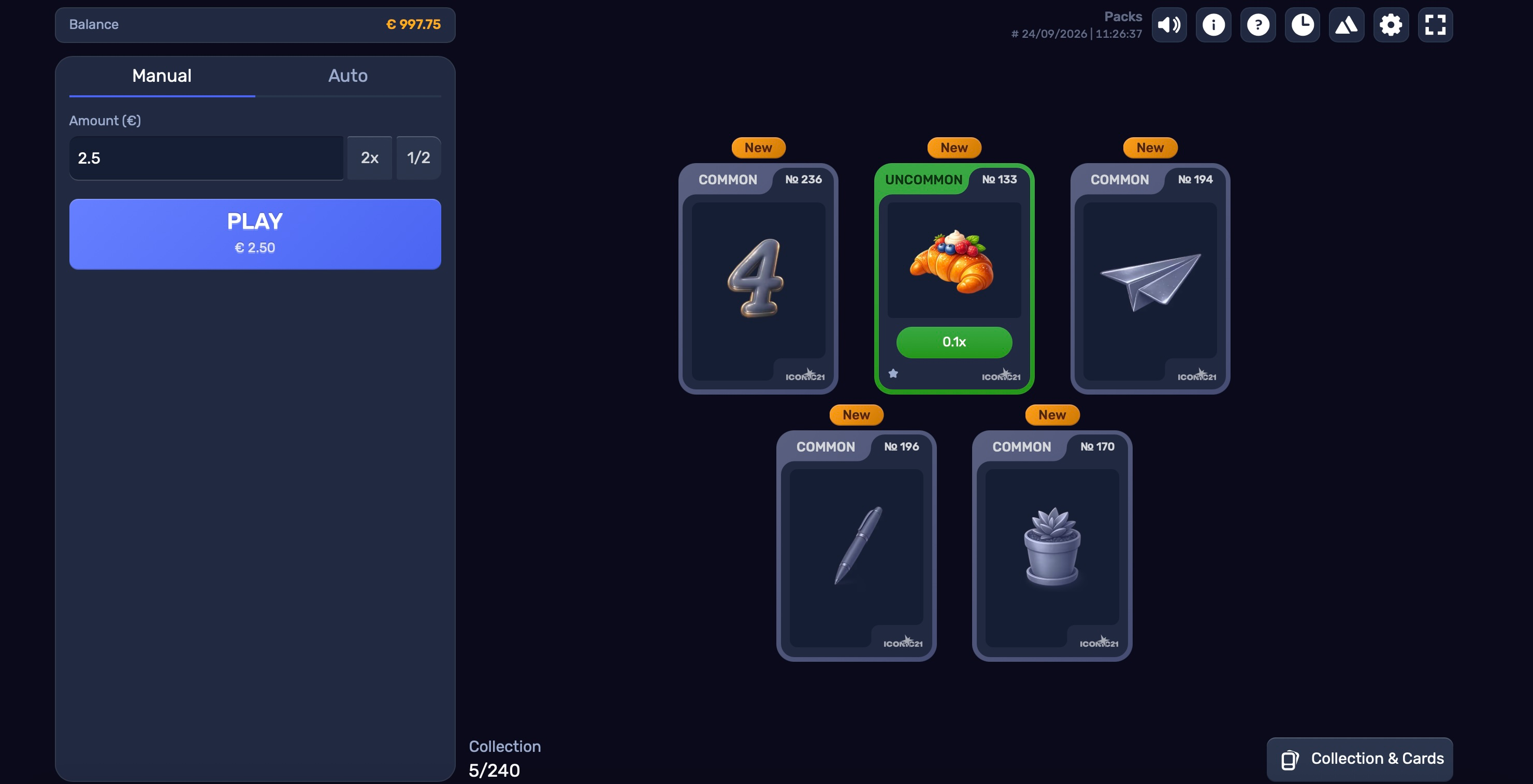 ICONIC21 Launches Collectible Card-Inspired Instant-Win Game Packs
