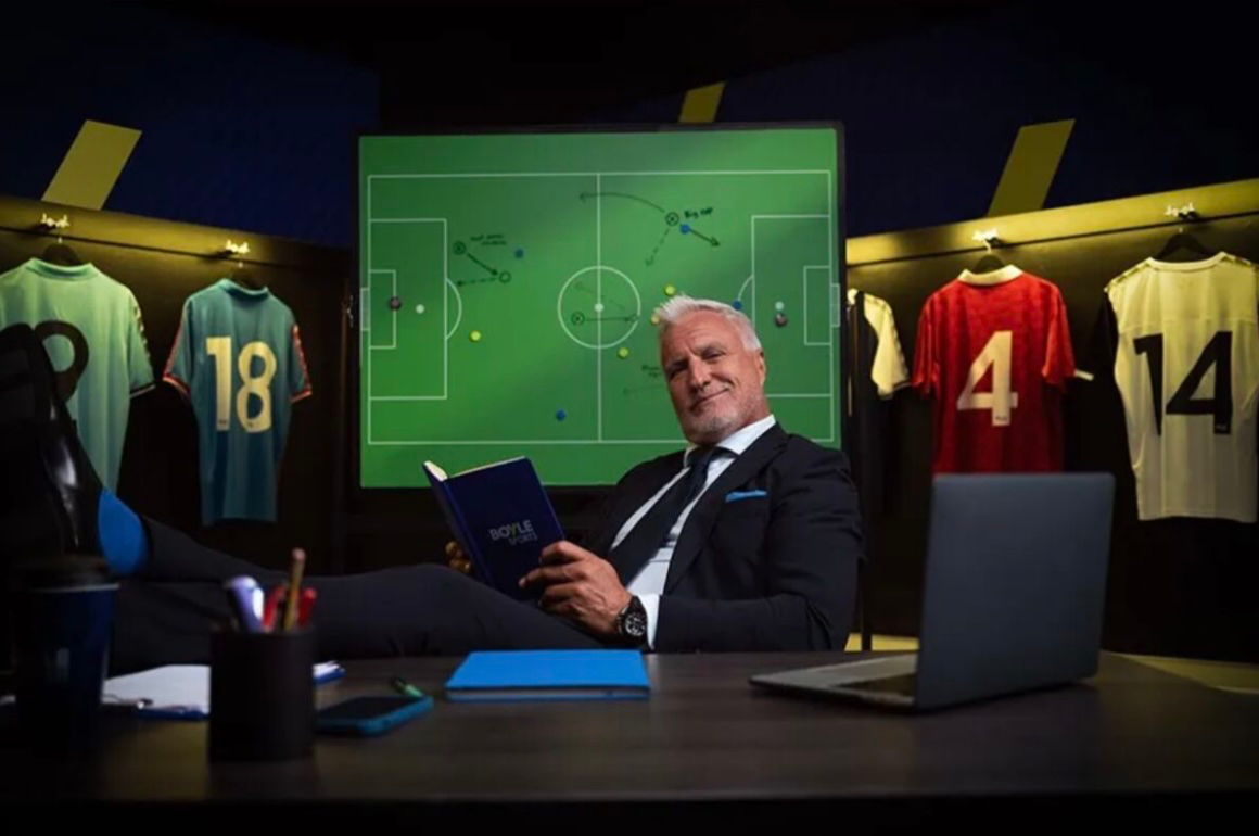 BOYLE Sports Recruits David Ginola For Squad Builder Marketing Campaign