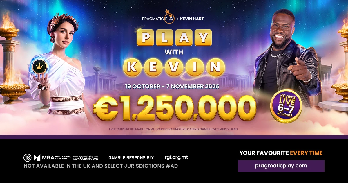 Pragmatic Play Builds Up To Kevin Hart Live With €1.25m Promotion