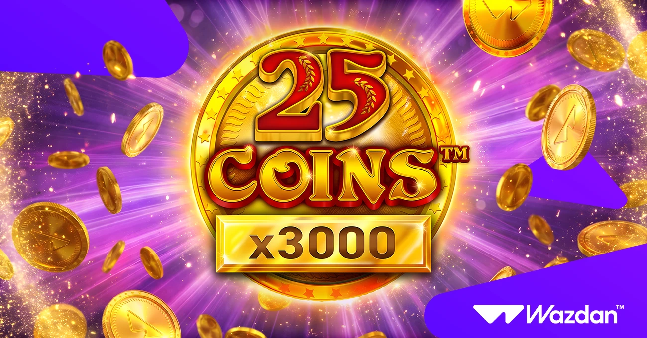 Wazdan Expands Coins™ Series With Launch Of 25 Coins™ x3000