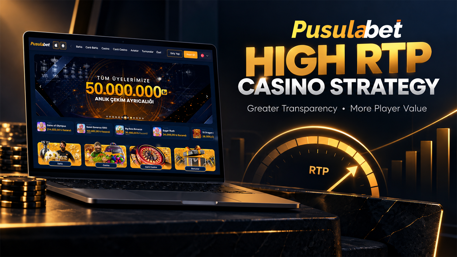 How Pusulabet Is Using High RTP to Strengthen Its Online Casino Proposition