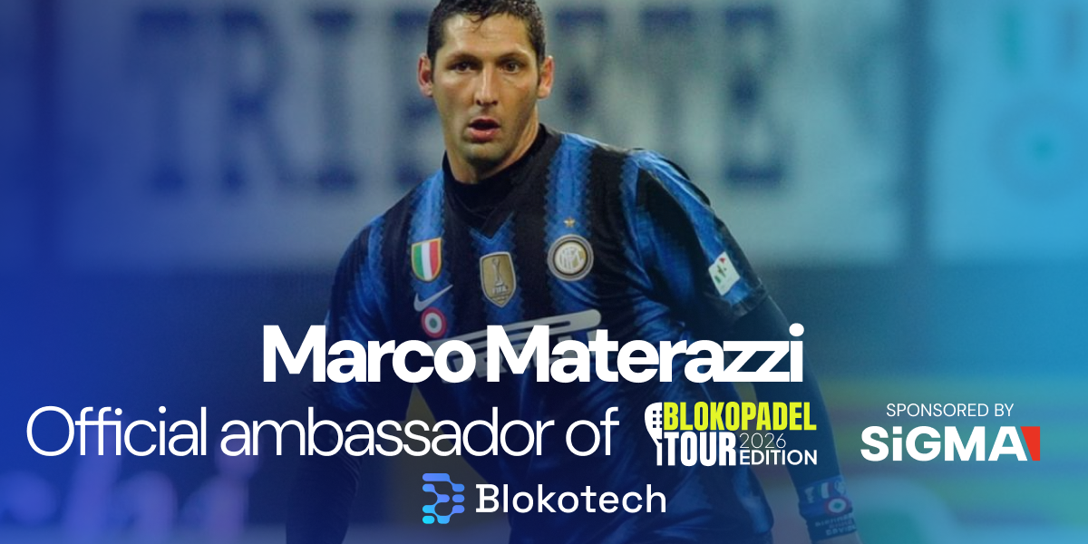 Blokotech Signs Football Legend Marco Materazzi as Bloko Padel Tour Ambassador