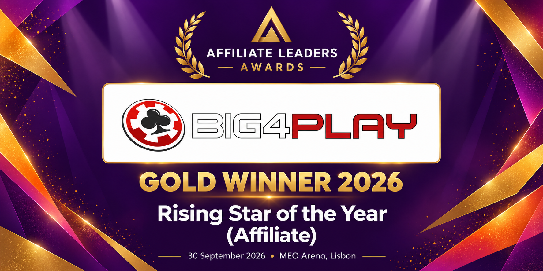 BIG4PLAY Wins Rising Star of the Year at SBC Affiliate Leaders Awards 2026