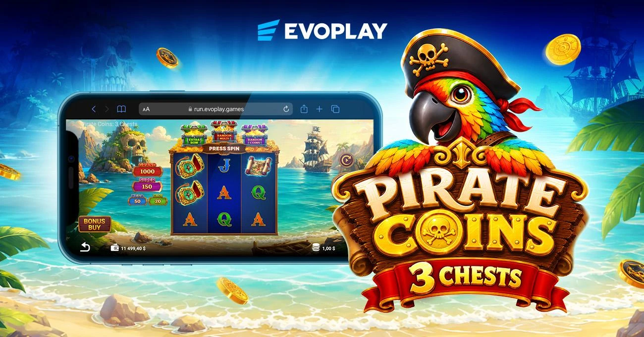 Evoplay Sets Sail With Pirate Coins: 3 Chests