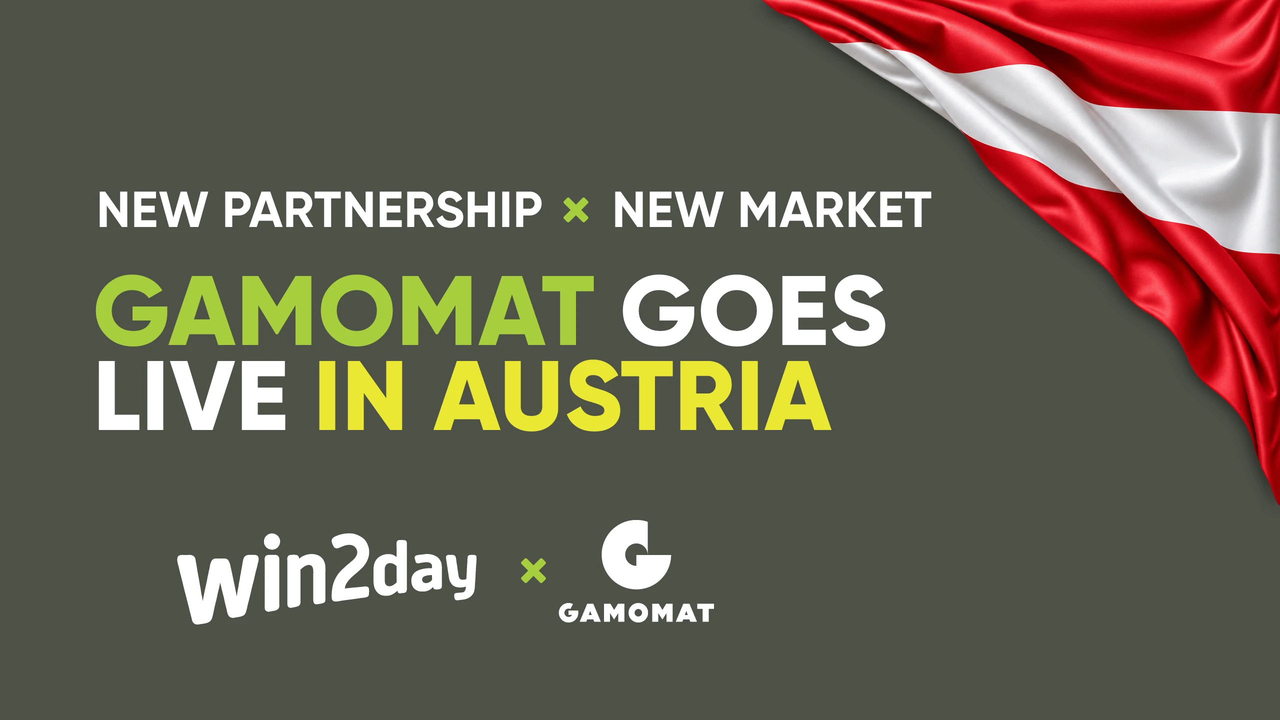 GAMOMAT Enters Austrian Market Through Win2day Partnership