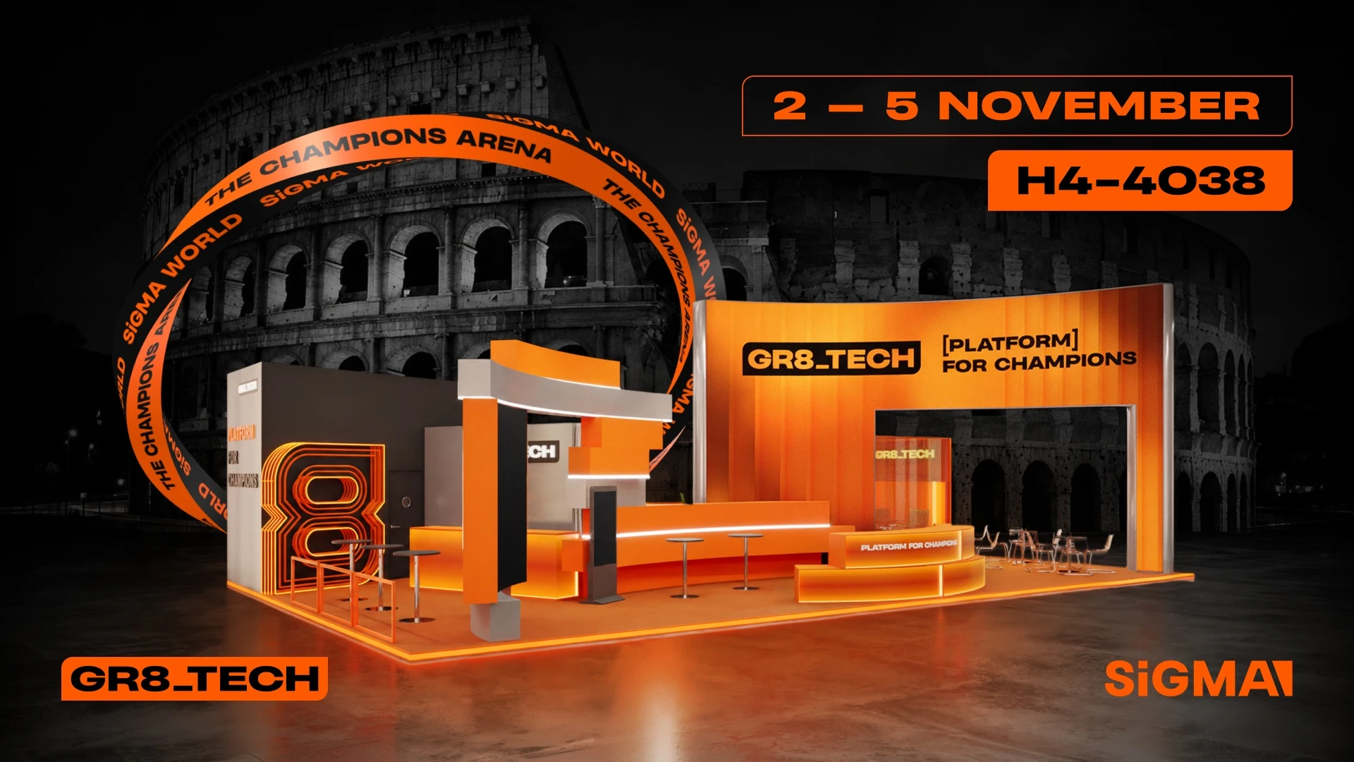 GR8_TECH Brings Champions Arena To SiGMA World 2026