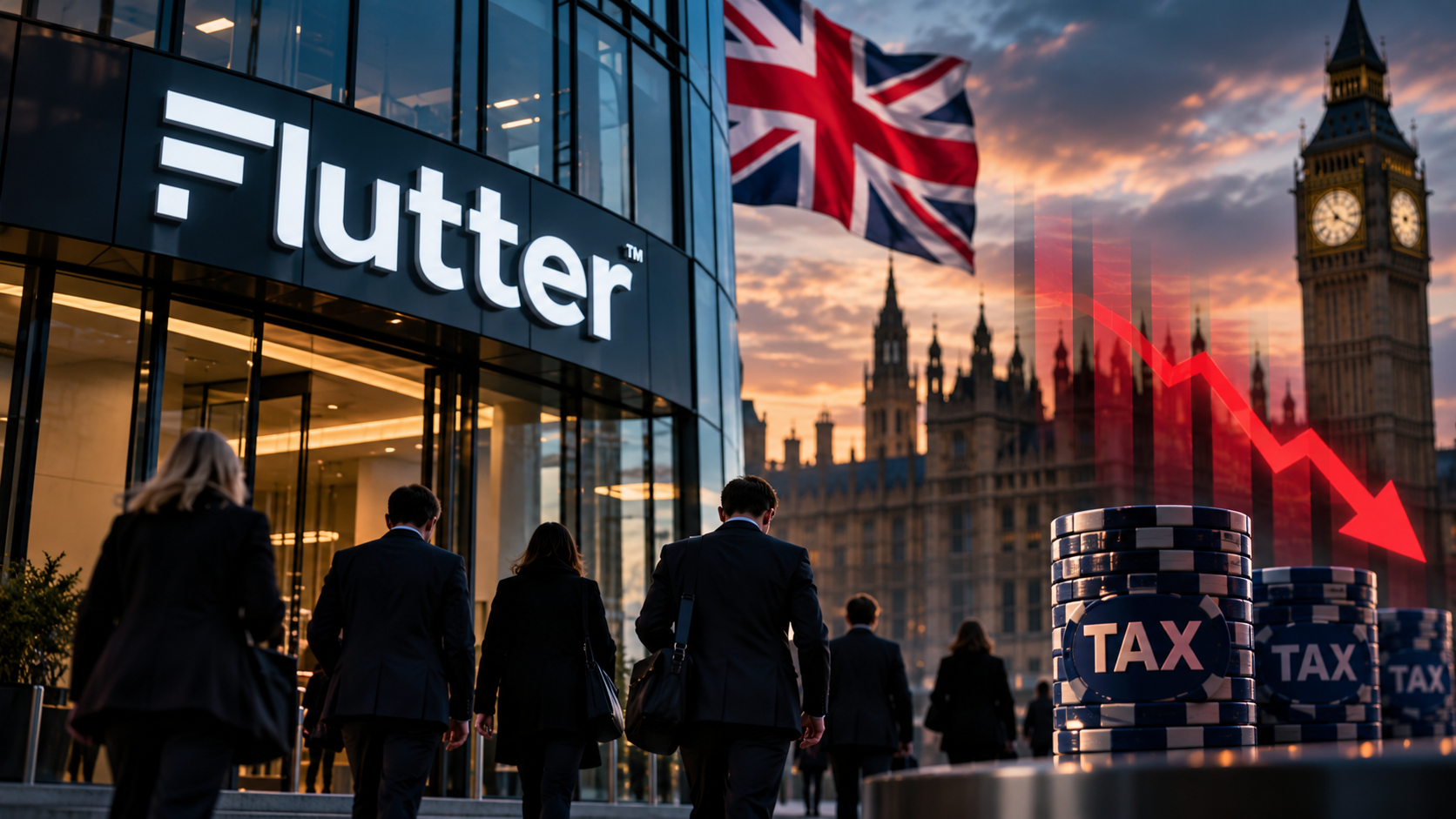 Flutter Entertainment Announces Up To 1,400 Job Cuts Amid UK Gambling Tax Increases