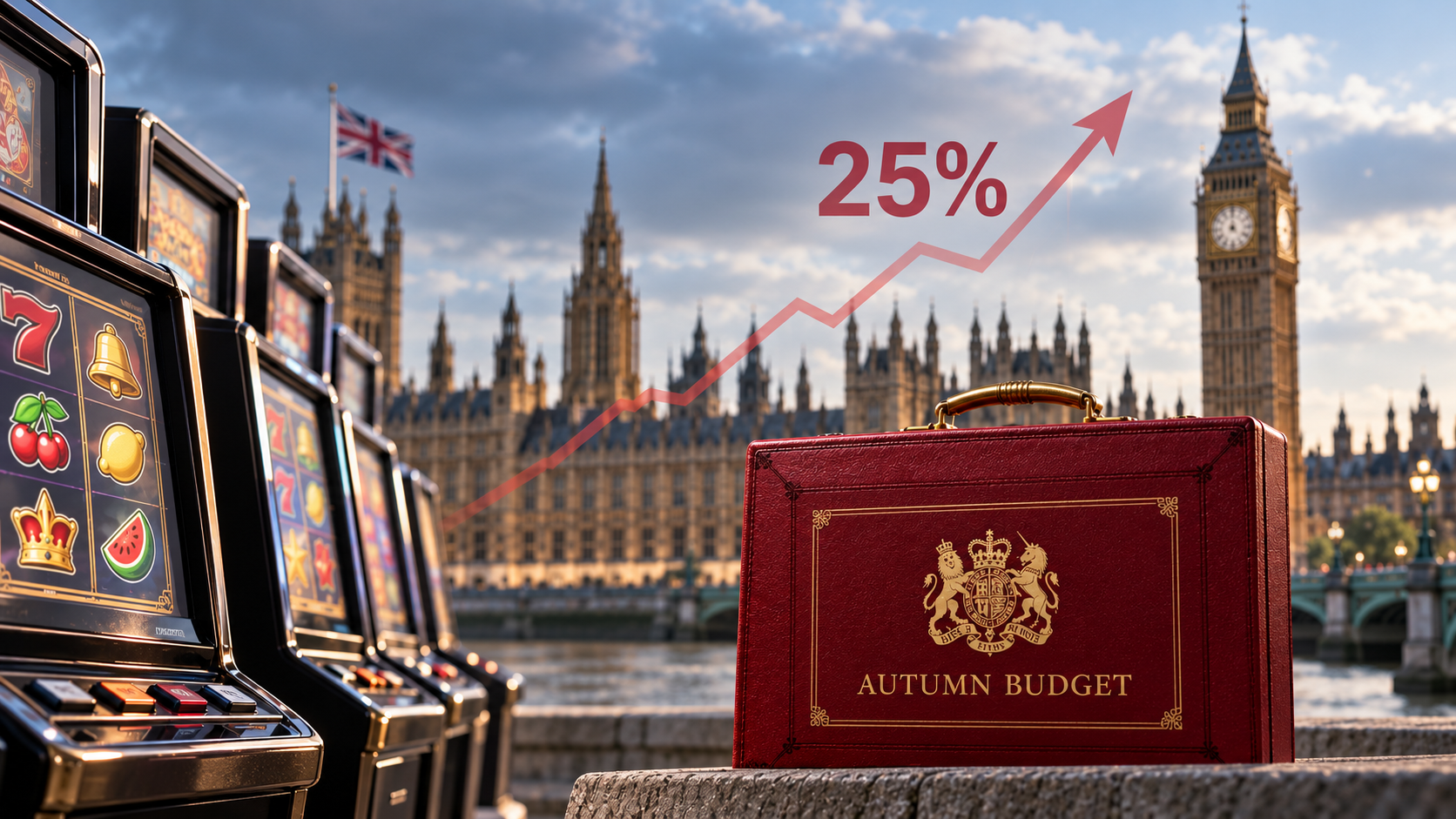 UK Gambling Machine Tax Rise Reportedly Limited To 25% In Autumn Budget