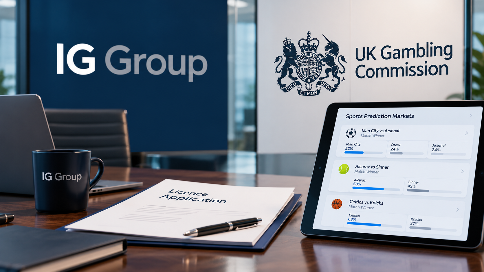 IG Group Applies For UK Gambling Licence Ahead Of Sports Prediction Markets Launch