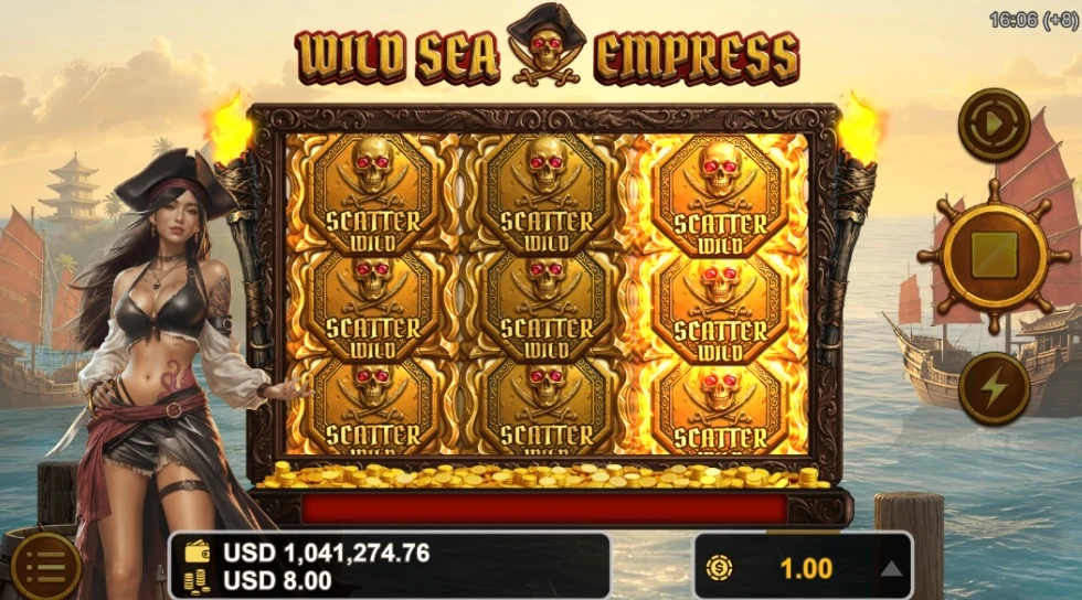Wild Sea Empress Slot Review: Gameplay Interactive Introduces Pirate-Themed 3×3 Game