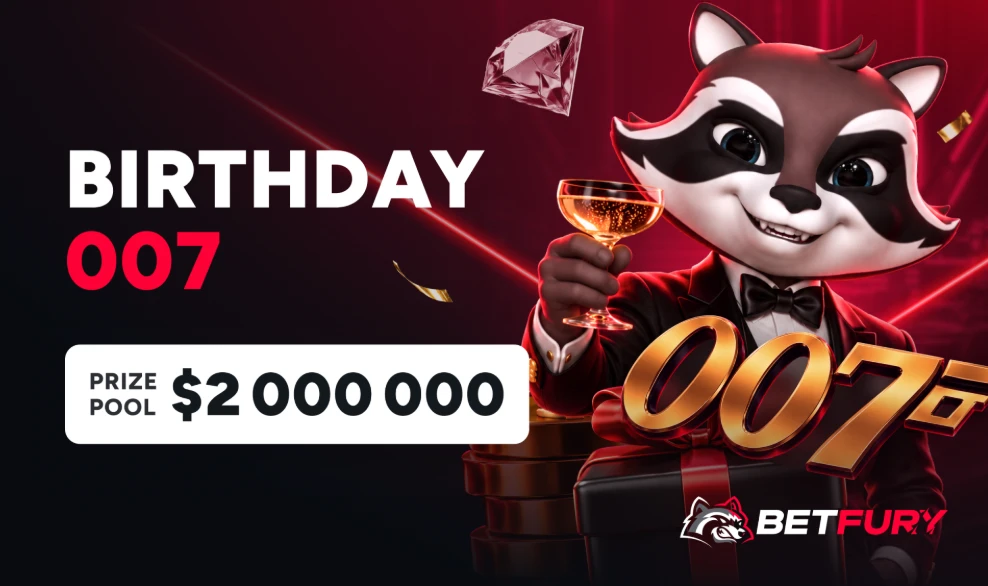 BetFury Launches Birthday 007 Campaign With $2m Prize Pool