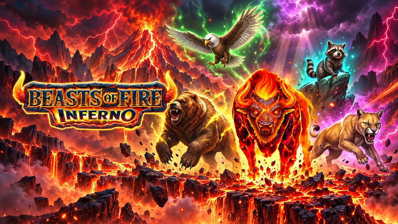 The Flames Take Hold in Play'n GO's Beasts of Fire Inferno